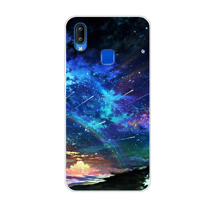 Vivo Y95 чехол силиконовый мягкий из ТПУ искусственная Обложка V1807 Y 95 защитный VivoY95 6