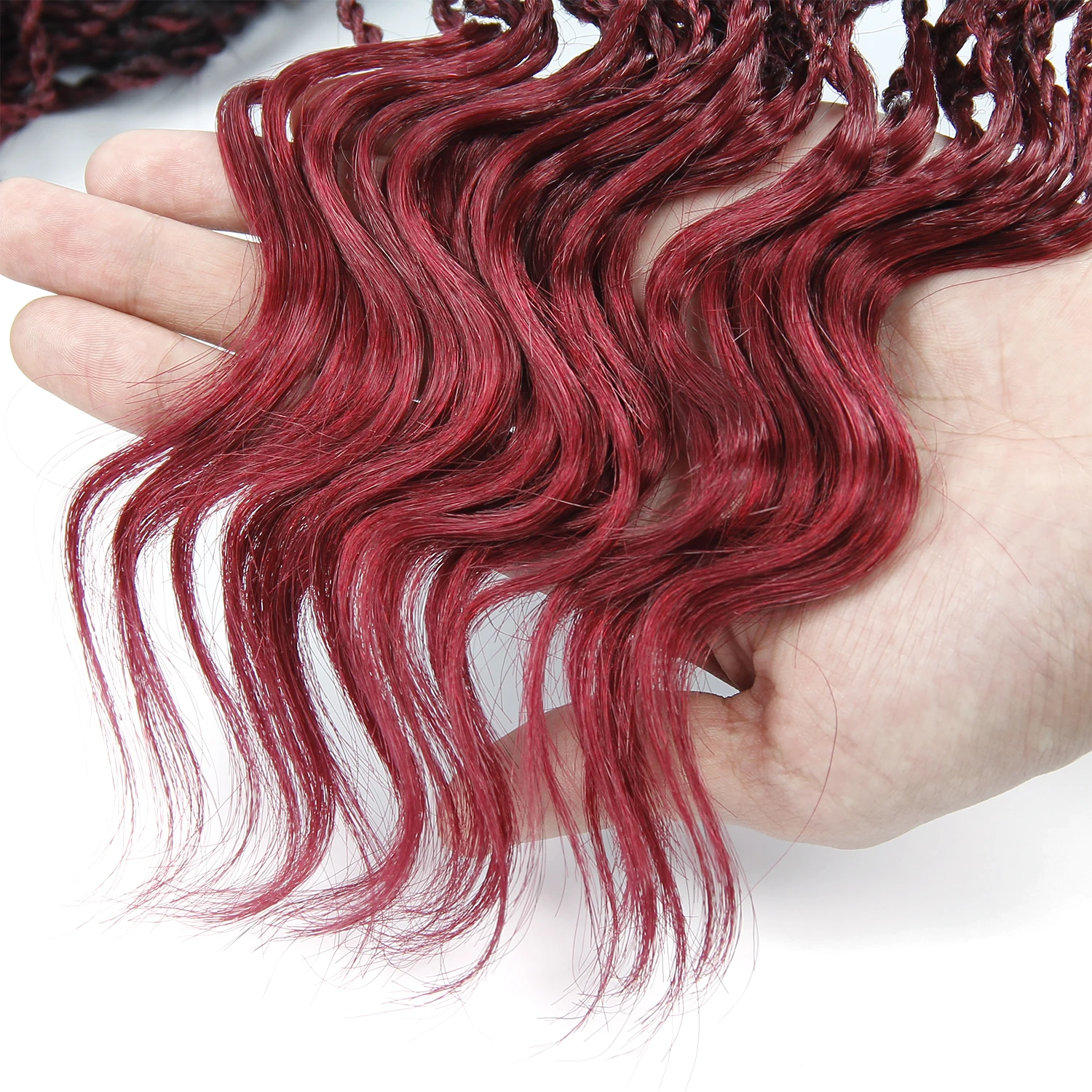 Faux Locs вьющиеся Сенегальские волосы 14 дюймов 35 прядей в упаковке синтетические