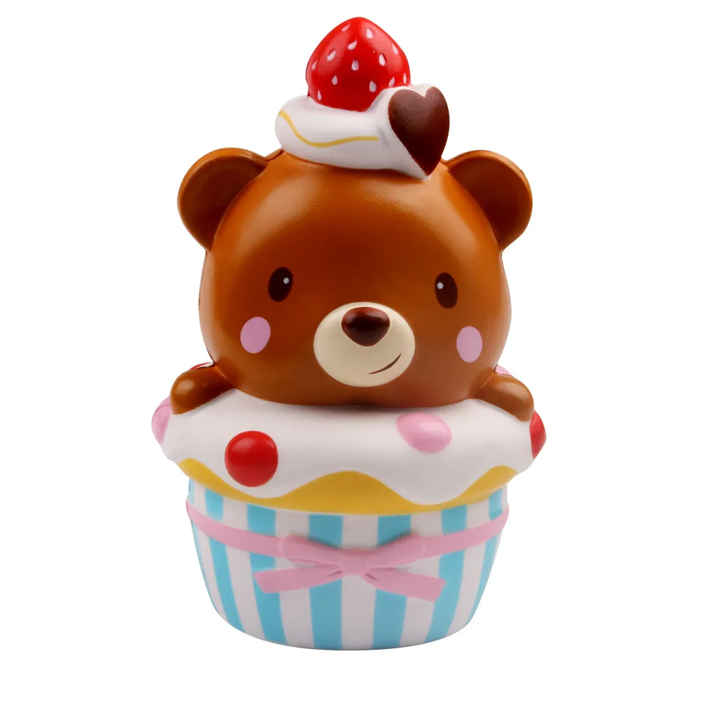 Squishies очаровательные медвежьи медленно Восстанавливающий форму крем