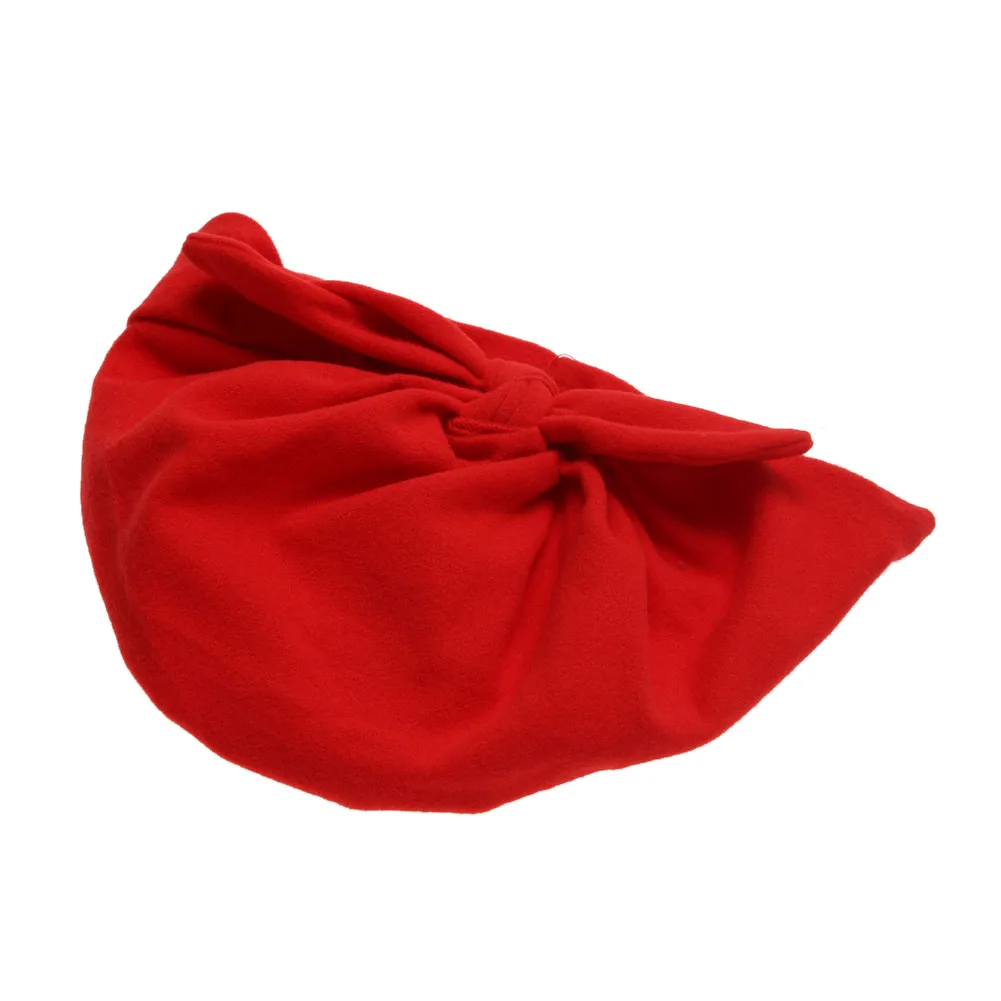 Зимние теплые носки для новорожденных детская шапочка тюрбан с бантом младенцев