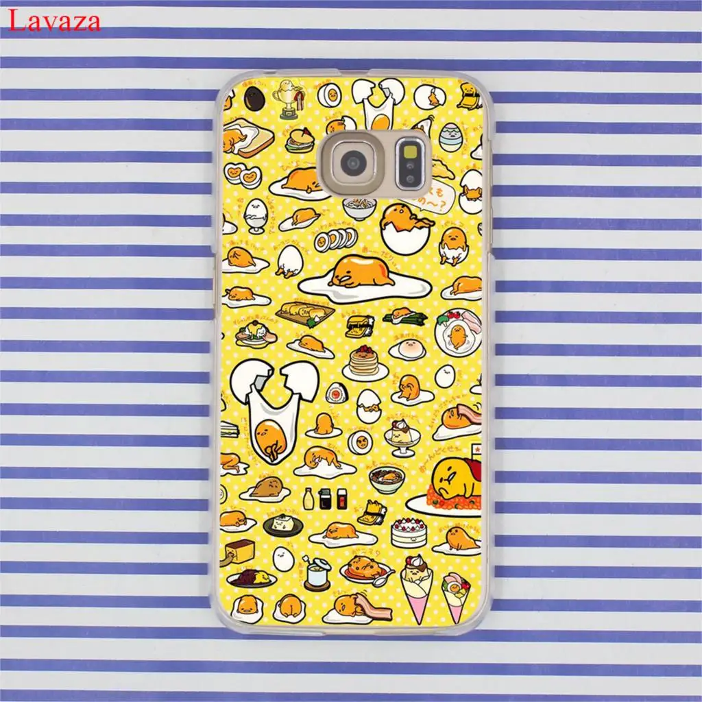 Милый чехол для телефона lawaza gudetama lazy egg Samsung Galaxy S20 Ultra S10E S10 Lite S6 S7 Edge S8 S9 Plus A51 A71 A81
