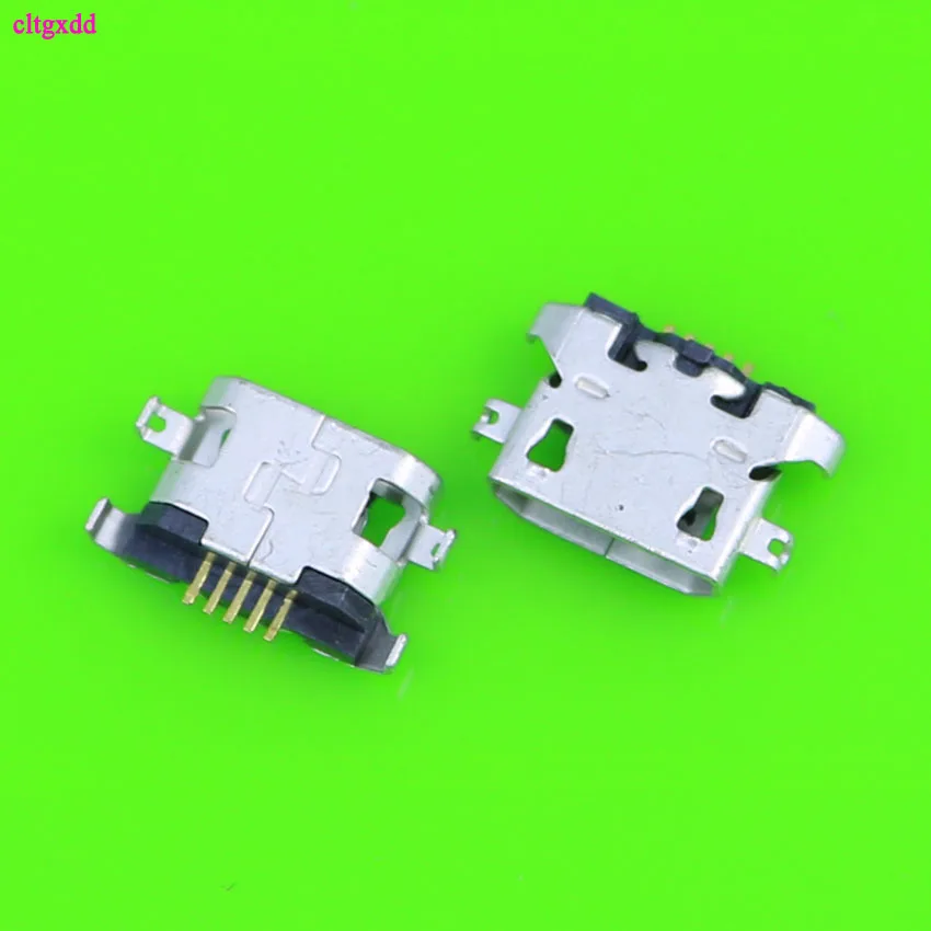 Clgxdd 50 шт. Micro USB 5pin B Тип гнездовой разъем для мобильного телефона 5 pin зарядки (A