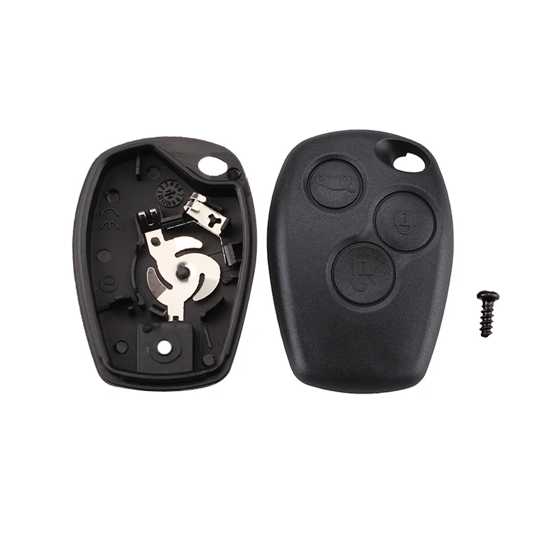 Трехкнопочный автомобильный чехол для ключа BHKEY без лезвия Renault /Clio /Modus /Trafic