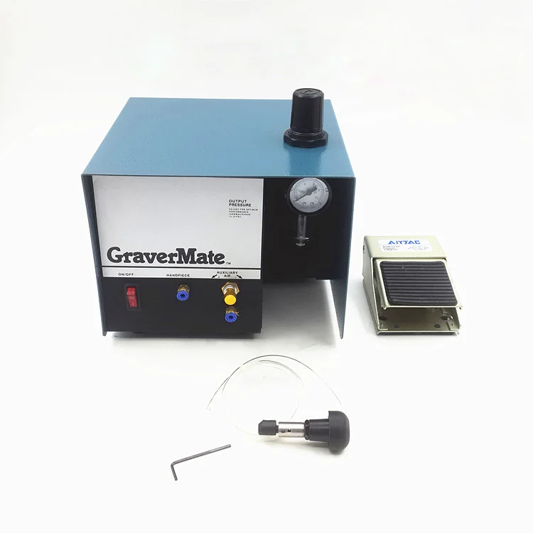 Миниатюрный пневматический гравировальный станок для ювелирных изделий с одним