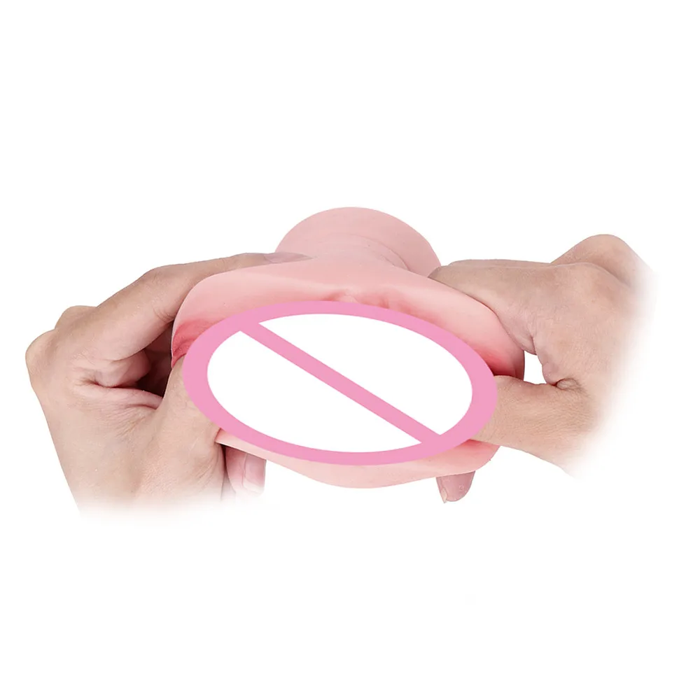 Мужской мастурбатор TPR вибрационная Мужская секс игрушка для мастурбации 4D