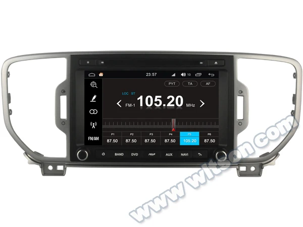 WITSON S200 Android 8 0 Восьмиядерный 32 ГБ флэш автомобильный DVD для KIA Sportage 2016 HD экран + GPS