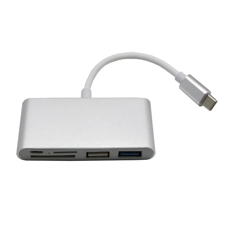 OMESHIN USB концентратор 5 в 1 Type C 3 OTG 0 2 SD/TF кардридер комбо для ноутбука td0218 Прямая