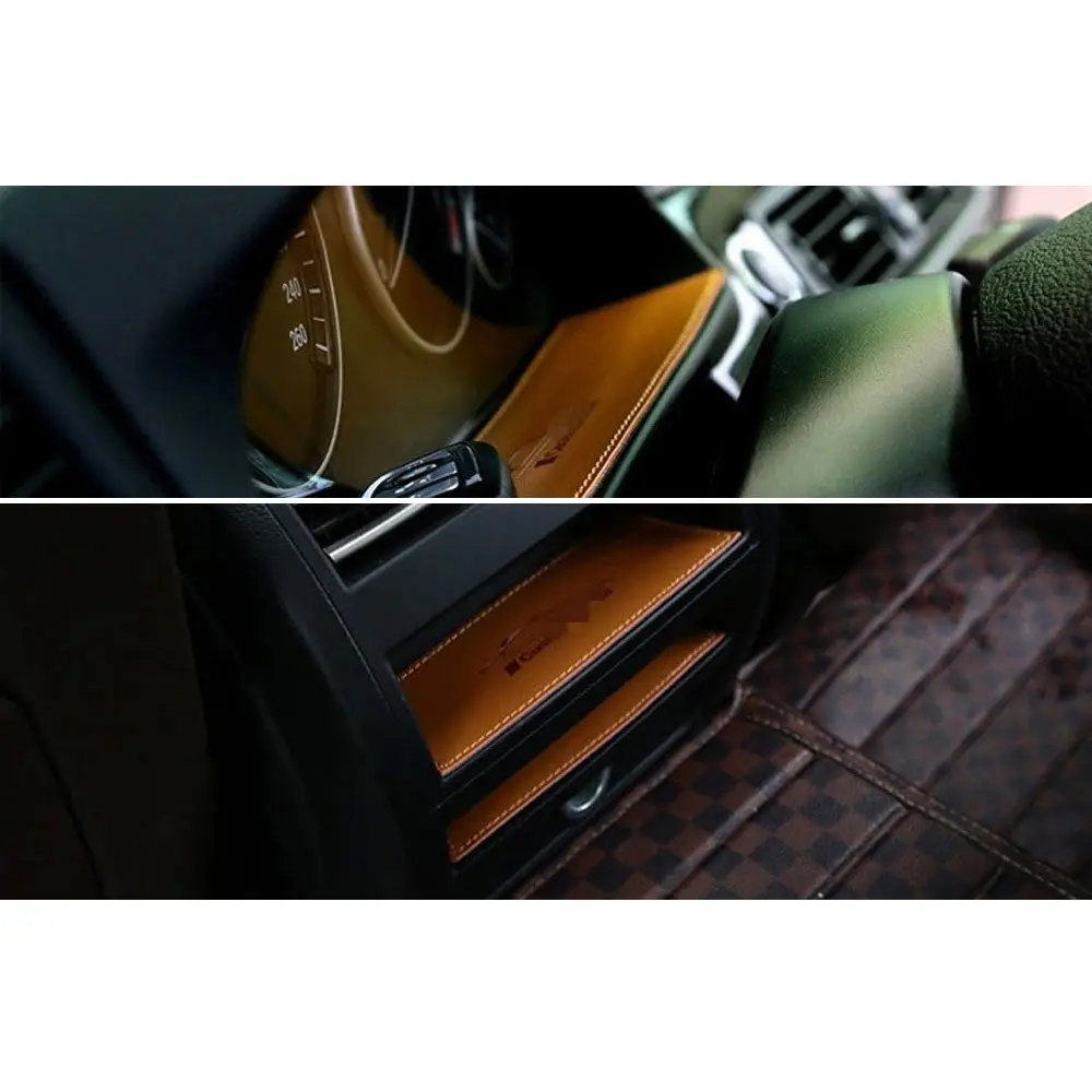 

Car Interior Non-slip Door Gate Slot Mat Cup Holder Mat Storage Box Mat For BMW 7 Series Car Styling Auto Parts Accessories