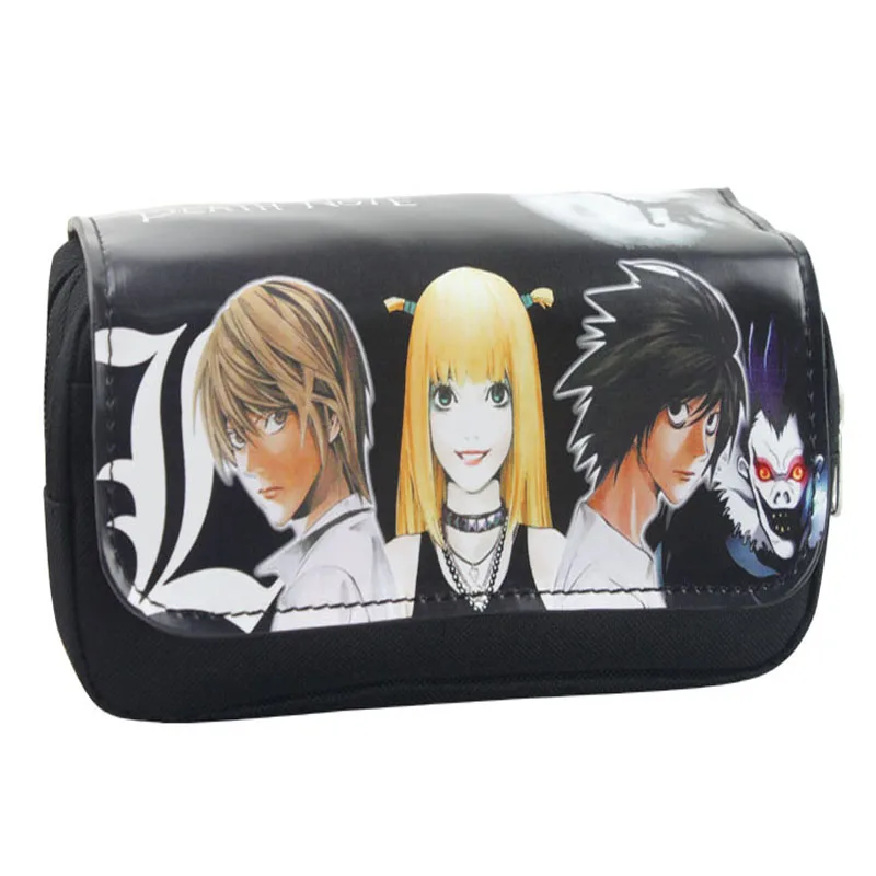 Кошелек книжка Death Note кошелек на молнии из искусственной кожи Длинный для