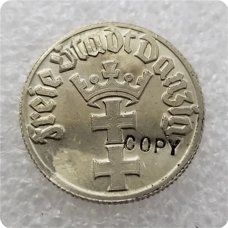 Польша Данциг 1932 никель 1/2 гульденовая Монета КОПИЯ юбилейных монет-копия монеты