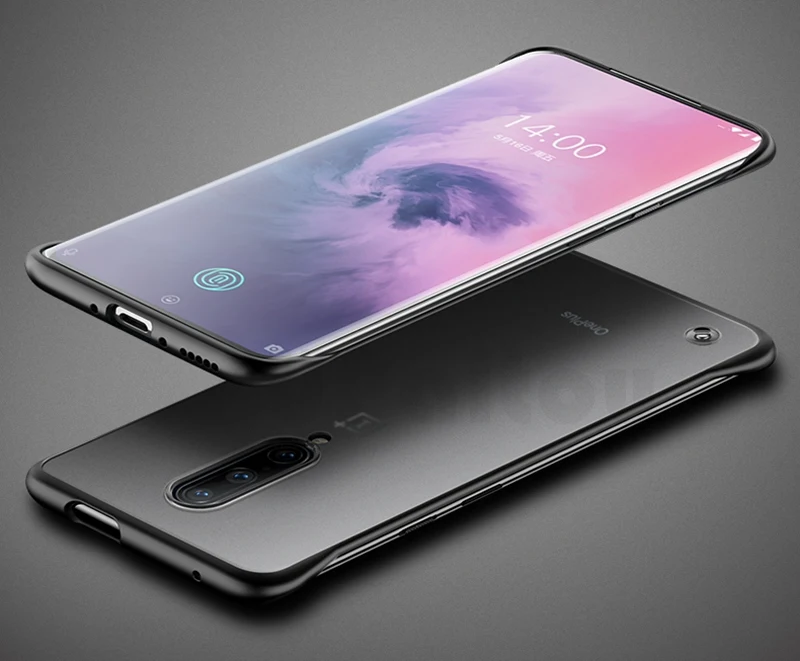 UPaitou Бескаркасный Прозрачный чехол для Oneplus 1+ 7 Pro 6 6T чехол матовый Жесткий Чехол для Oneplus 7Pro 1+ 7 с Чехол с кольцом для пальца