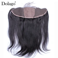 silky straight silk base closure brazilian 13x4 lace frontal closure with baby hair virgin natural hairline silk top dolago