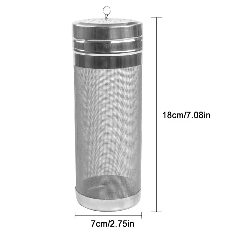

New Homebrewing Tools Stainless Steel Hops Filter Mesh Beer Strainer for Kegs Dry Hopper 300 Micron Beer Brewing