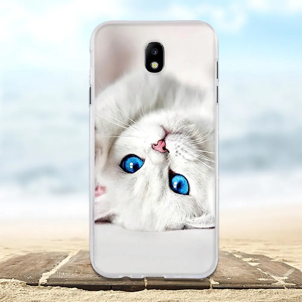 Для Samsung Galaxy J7 2017 SM J730F чехол Мягкая силиконовая задняя накладка из ТПУ 3D Рисунок
