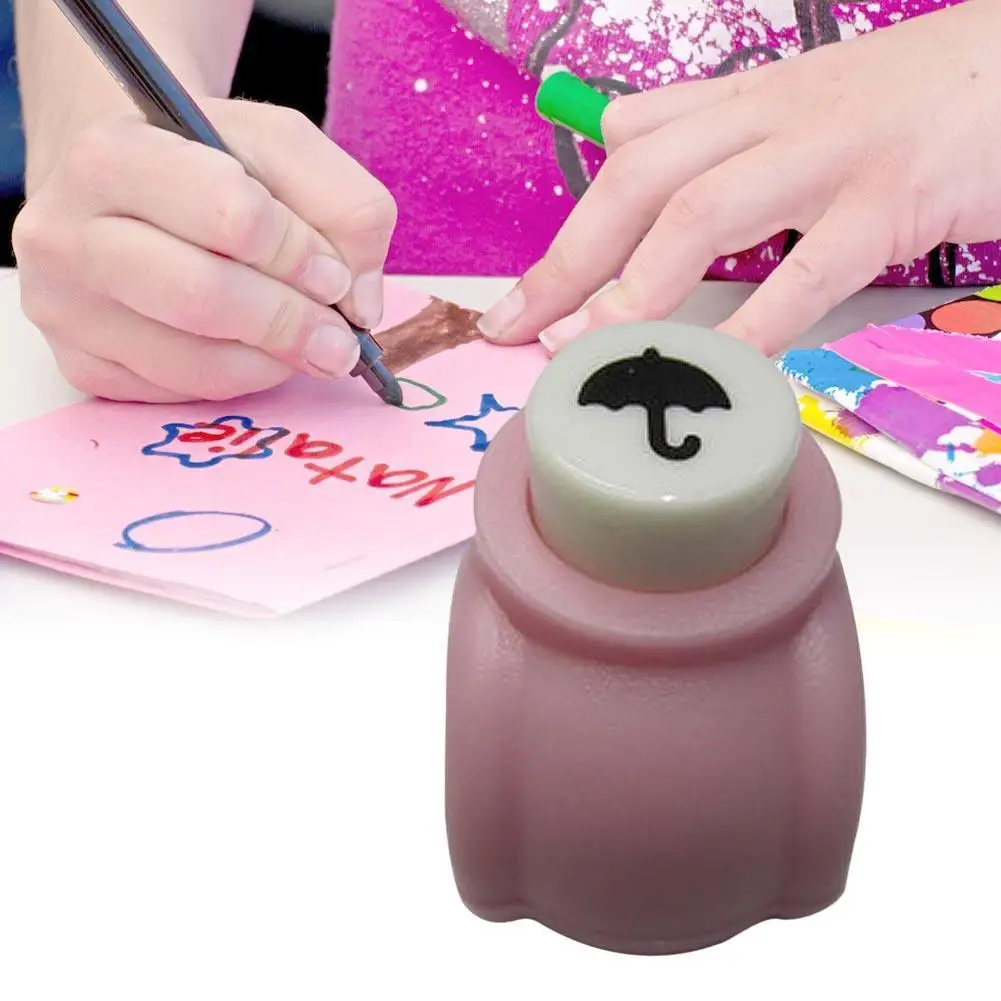 Детский мини прибор для печати зонтиков бумажный ручной шейпер бирок