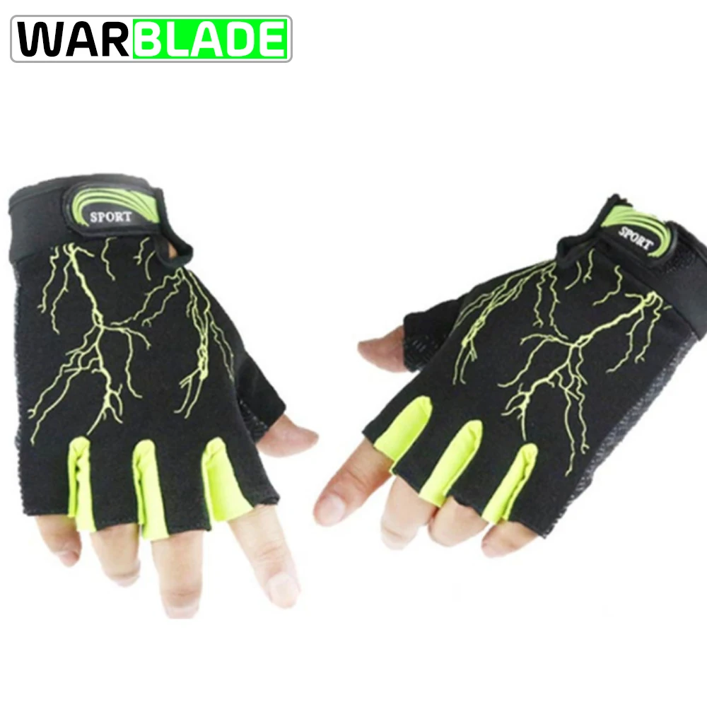 WarBLade 2018 New Sports Gloves Half Finger Biking Cycling for Men &amp Women Anti-Skip Spring Fall Guantes Ciclismo | Спорт и