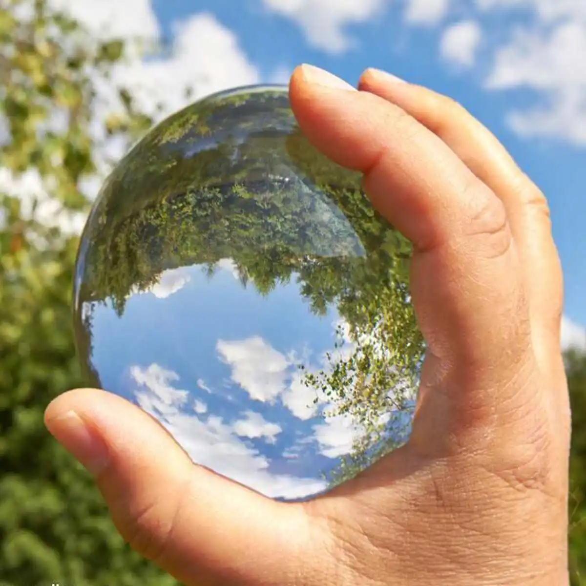 Прозрачное стекло, хрусталь мяч лечебная Сфера Подставки для фотографий lensball 50/80 мм стеклянные шарики Feng shui домашний декор волшебный Глобус