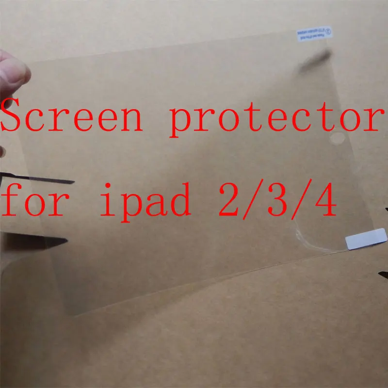 100 шт./лот для iPad 2 fro 3 4 прозрачная защита экрана передняя жк Защитная пленка 4|film