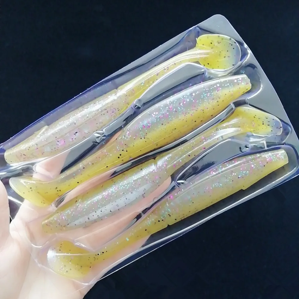 

Noeby 24pcs shads 150mm 24g large soft lures big soft bait fishing lure material for freshwater bass large fishing tackle