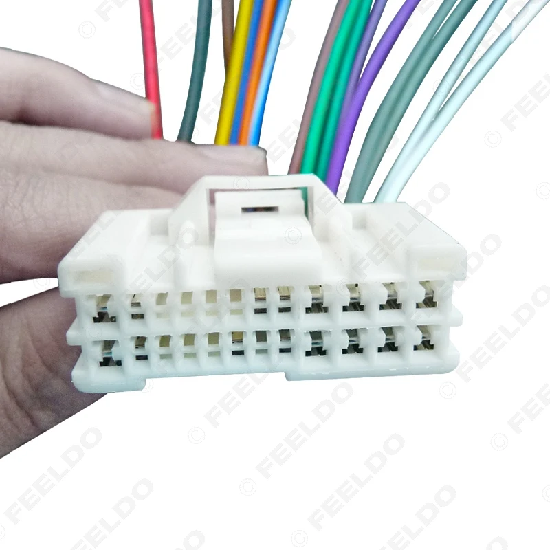 Проводка FEELDO для автомагнитолы стерео проводка адаптер штекер Hyundai/KIA(05 ~ 08)