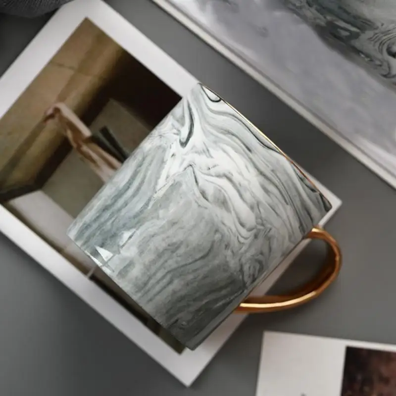 Керамическая чашка mCoffee для молока европейская позолоченная офиса специальная