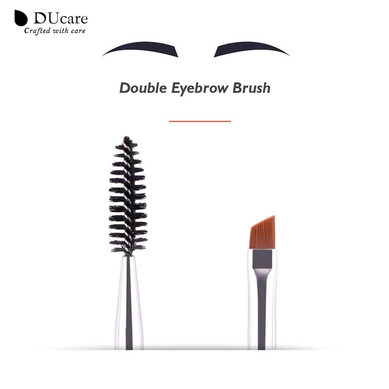 DUcare 3 PCS брови нержавеющая сталь tweezers и 1 шт. косметические инструменты, кисть комплект