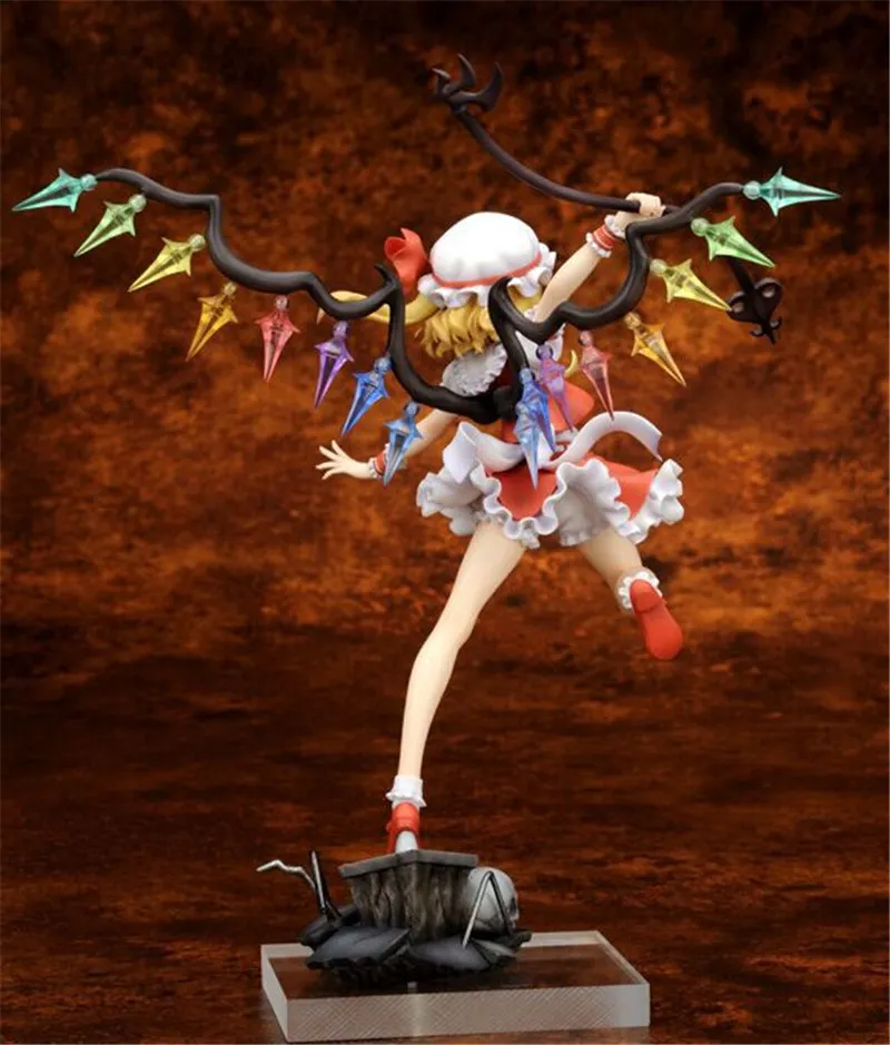 Touhou проект сестра дьявола Flandre Scarlet полная фигурка Коллекционная модель игрушки