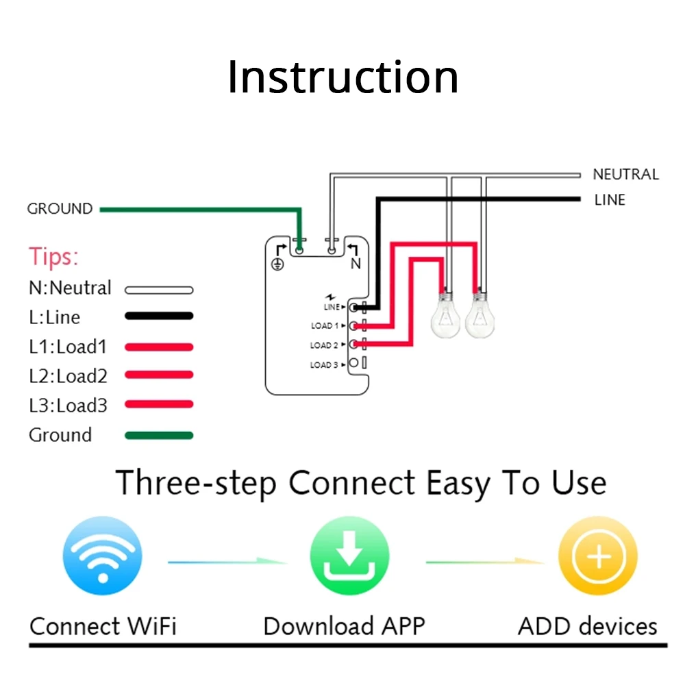 Zemismart Wi-Fi настенный пуш-ап светильник переключатель Alexa Google Home позволяют Tuya Smart Life APP Управление US 1 Gang 2/3 банды Умные выключатели