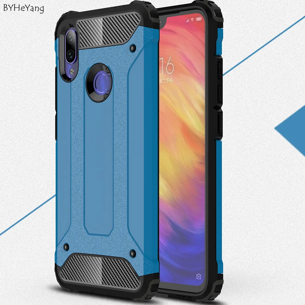 Для Xiaomi Redmi Note 7 чехол Гибридный Броня робот двухслойный защитный для Note7 Funda Pro |