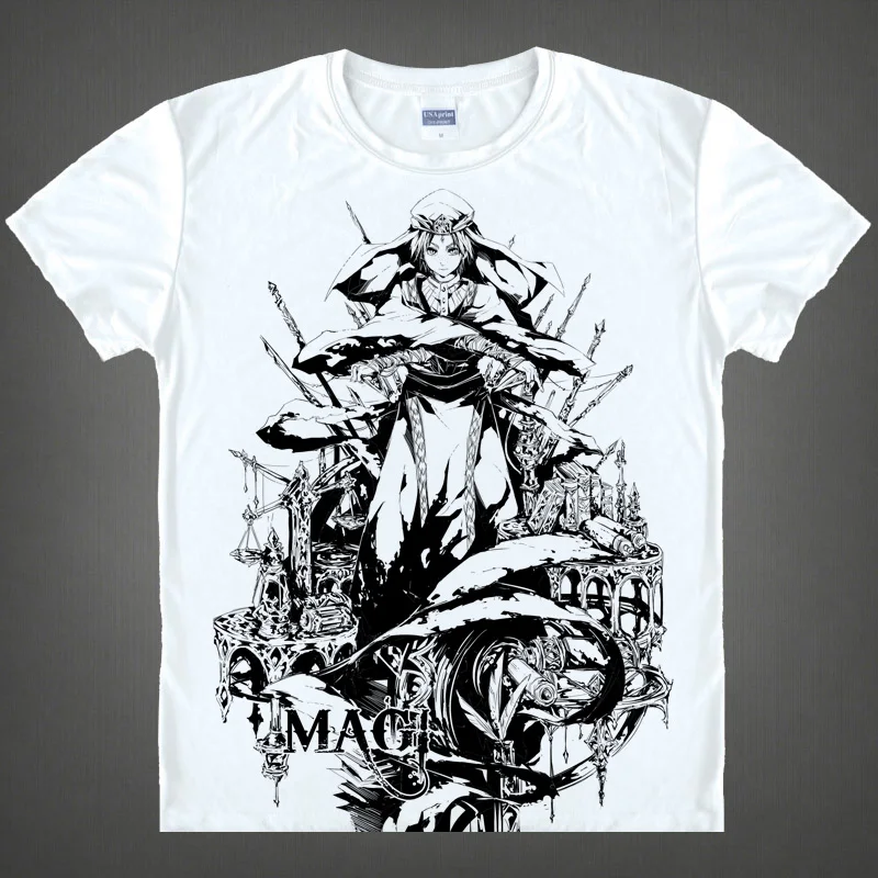 Coolprint Футболка с изображением в стиле аниме косплея Puella Magi лабиринт футболки