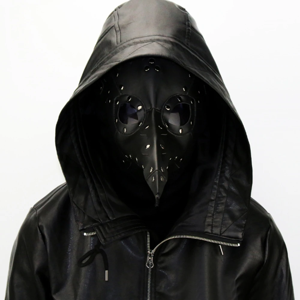 1 шт. маска Чумного доктора кожа Темный доктор маски средневековая история смерти