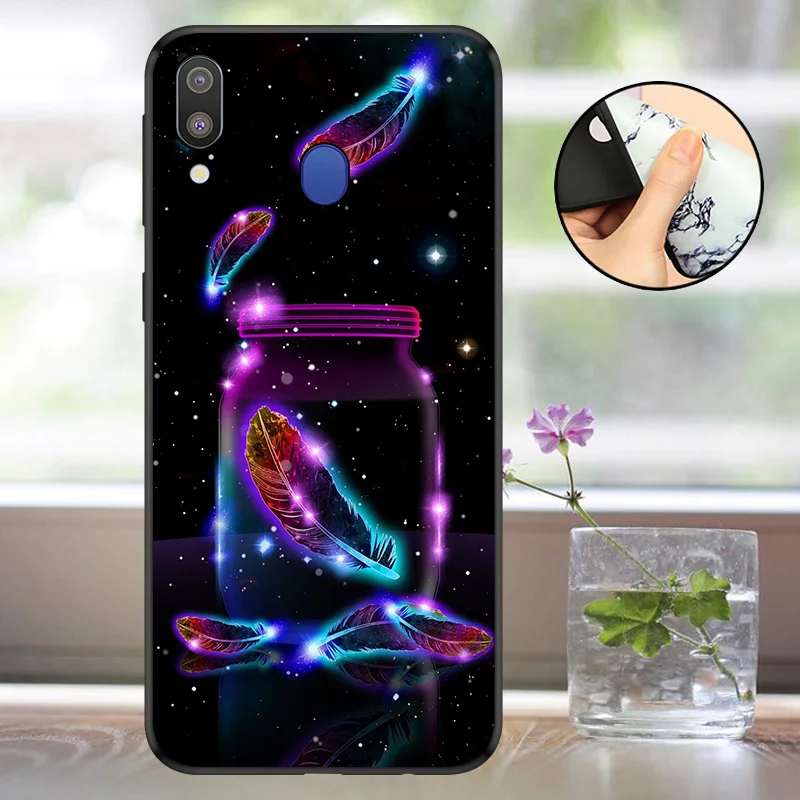 Матовый чехол для Samsung Galaxy M20 телефона M 20 SM-M205F M205F M205 мягкий силиконовый |