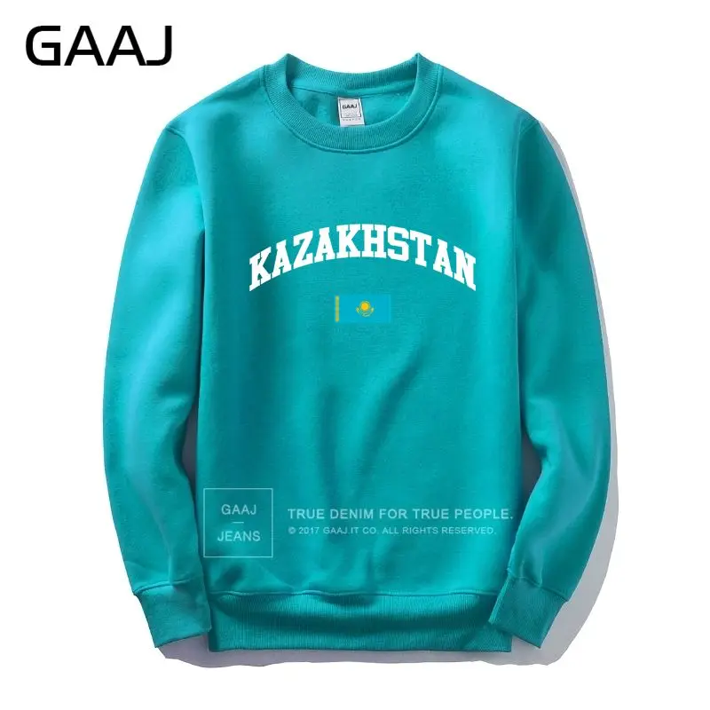 GAAJ Kazakhstan Flag Мужская и Женская толстовка куртка Мужская s Мужская Новинка пальто повседневный модный принт Homme спортивный костюм# MIG6F
