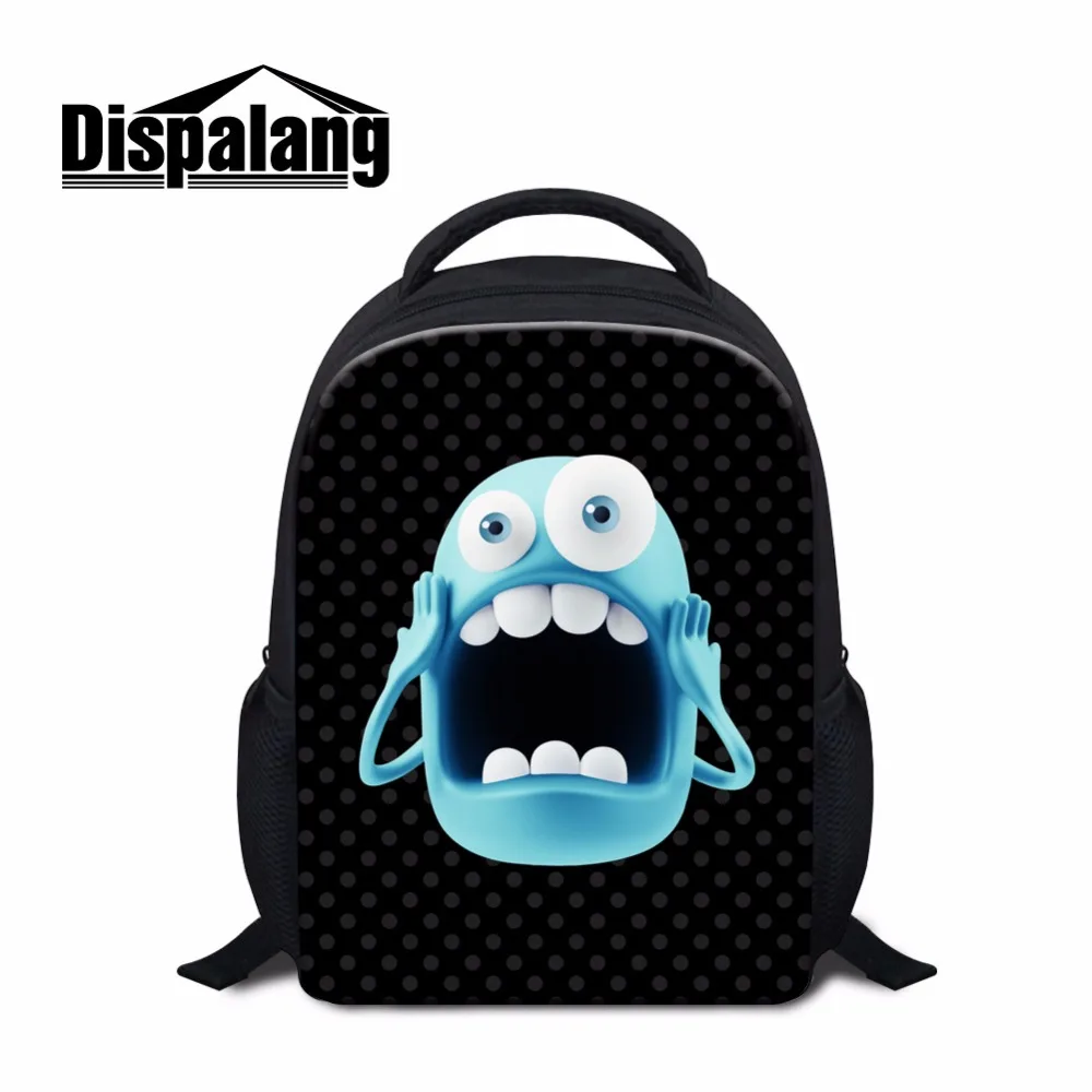 

Dispalang 3D crazy face small backpack for primary students kids school book bags for kindergarten boys girls campus satchel bag