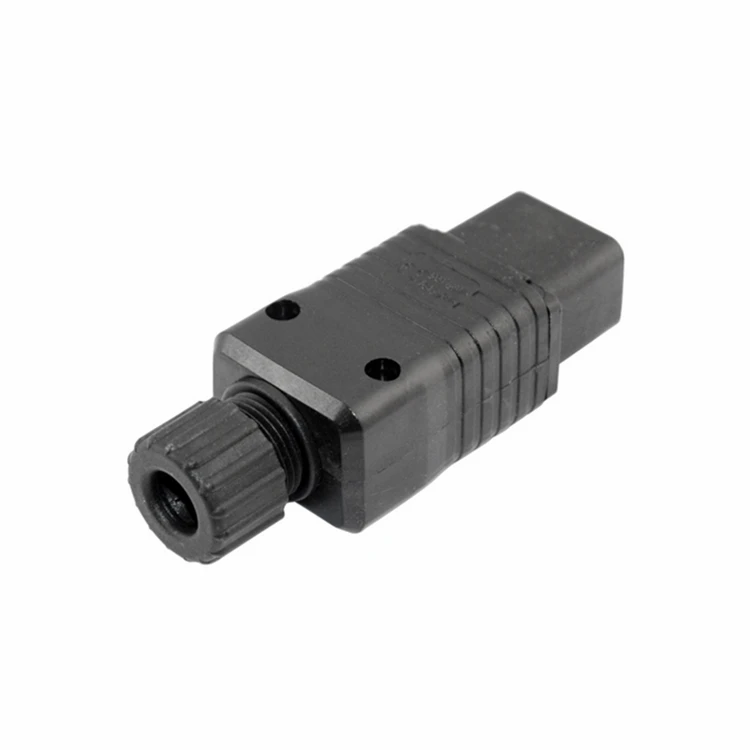 Черный перезаряжаемый разъем PDU IEC 320 C19 шнура питания 16A | Строительство и ремонт
