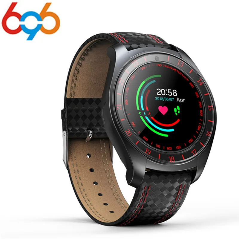 696 V10 Смарт-часы для мужчин с камерой Bluetooth Smartwatch Шагомер монитор сердечного ритма