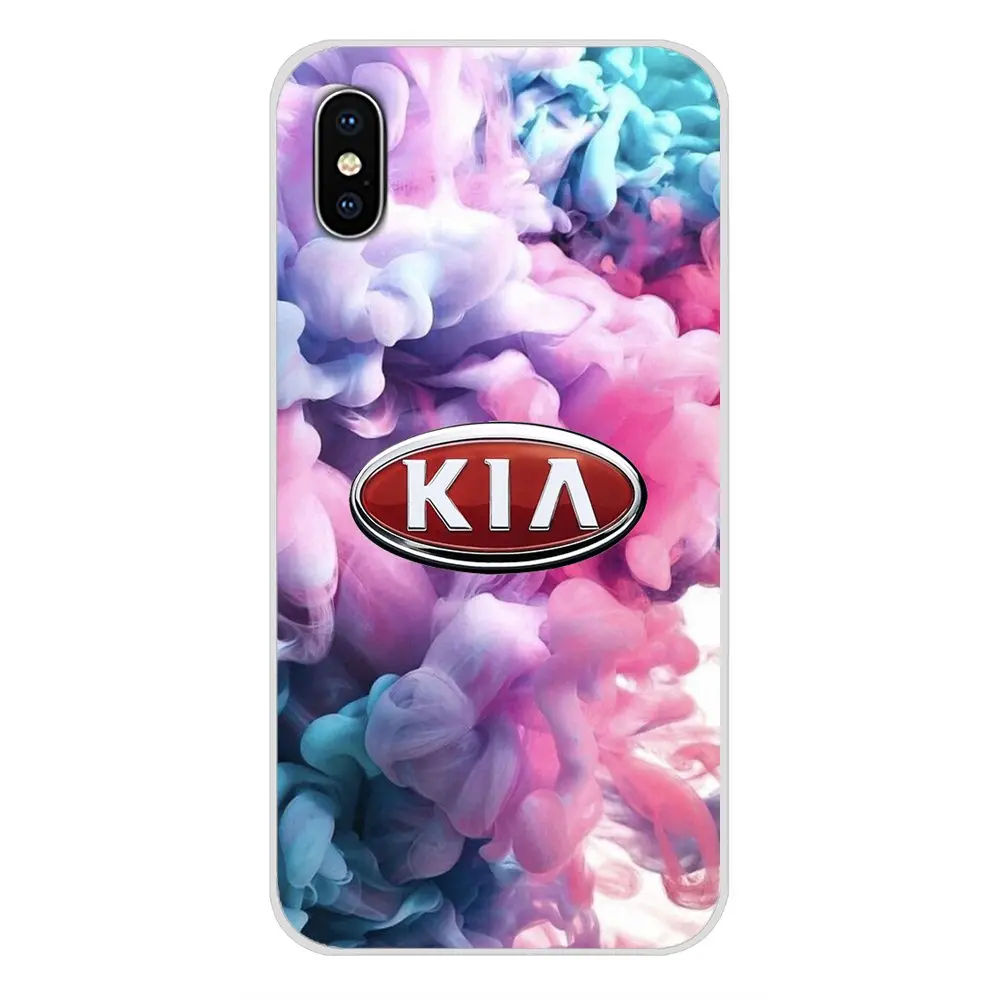 Для Apple iPhone X XR XS MAX 4 4S 5 5S 5C SE 6 6S 7 8 Plus ipod touch Логотип Kia корейский автомобильный бренд