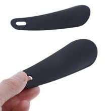 2 шт. 11 см ложка Shoehorn ручка Shoehorn обувной подъемник инструмент профессиональная черная пластиковая ложка для обуви