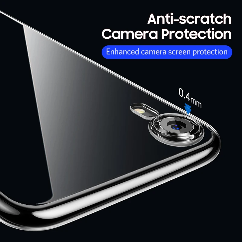 Benks Роскошный прозрачный ТПУ чехол для iPhone XS Max XR X противоударный Мягкий