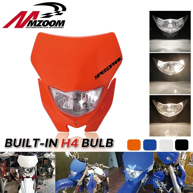 Фара для мотоцикла Yamaha Honda WR 450 250 YZ TTR Enduro Supermoto внедорожный велосипед Мотокросс
