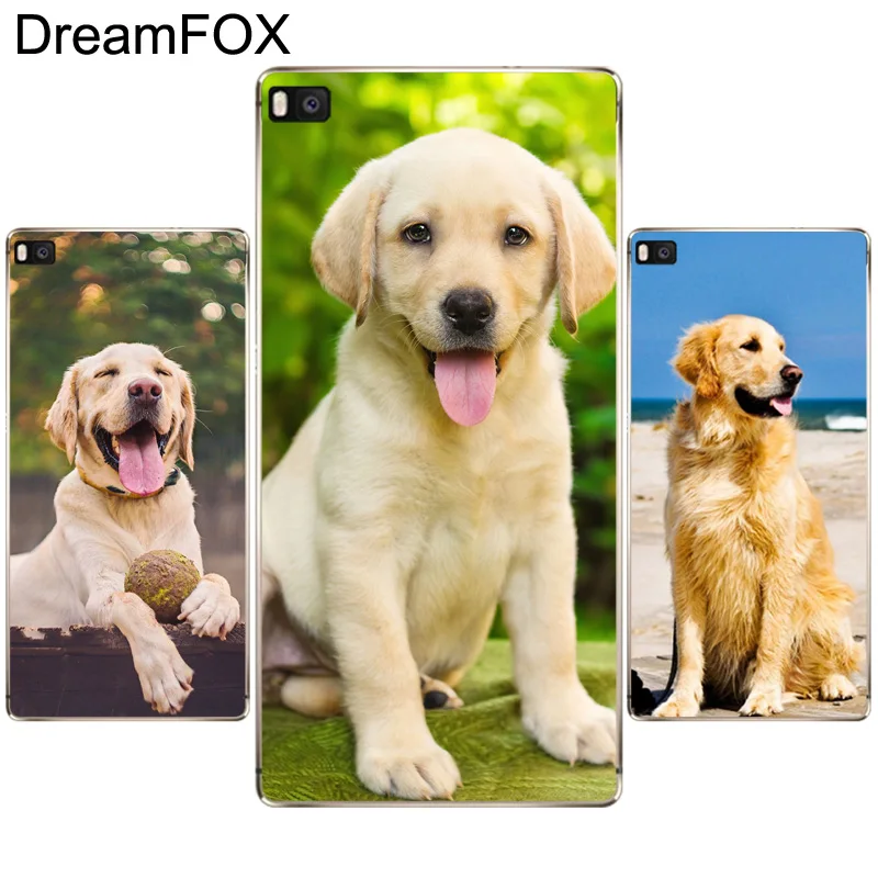 DREAMFOX M522 Лабрадор ретривер собака Мягкий ТПУ силиконовый чехол для huawei P8 P9 P10 Lite Plus