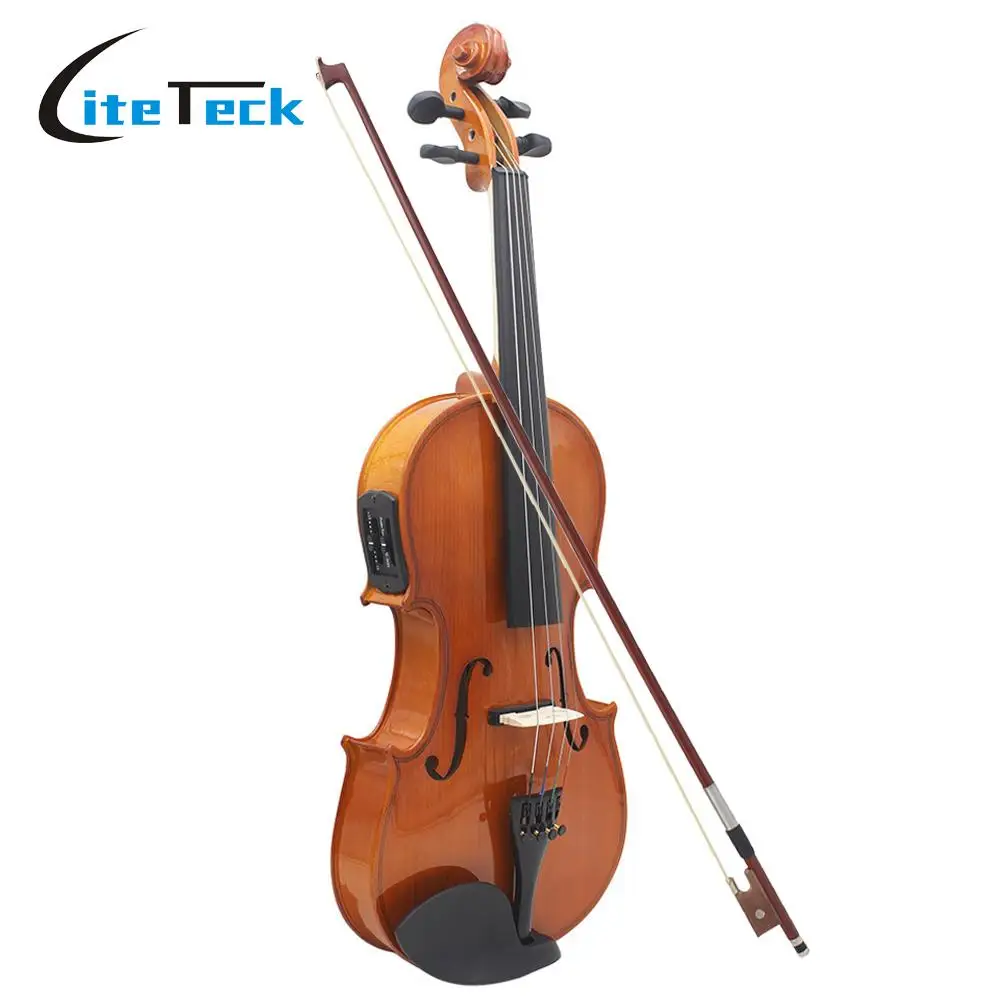 Натуральная акустическая скрипка EQ 4/4 полноразмерная твердая древесина