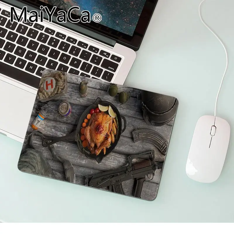 No Lock Edge25x29cm Maiya PUBG высокоскоростной коврик для мыши резиновый ПК компьютерный игровой коврик для мыши - Цвет: No Lock Edge25x29cm