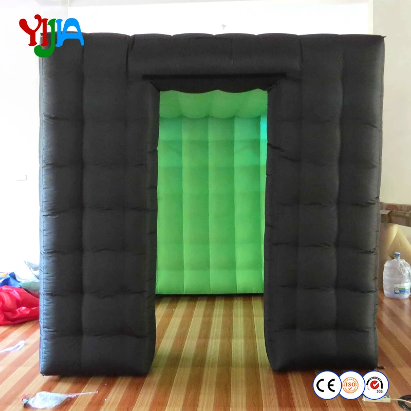 

LED green/White photobooth backdrops photo booth inflatable