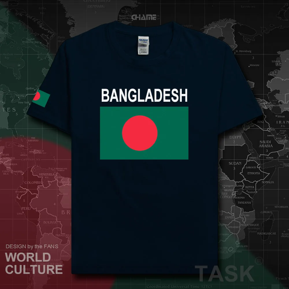 Bangladesh мужские футболки 2017 трикотажная футболка сборной страны хлопковая одежда