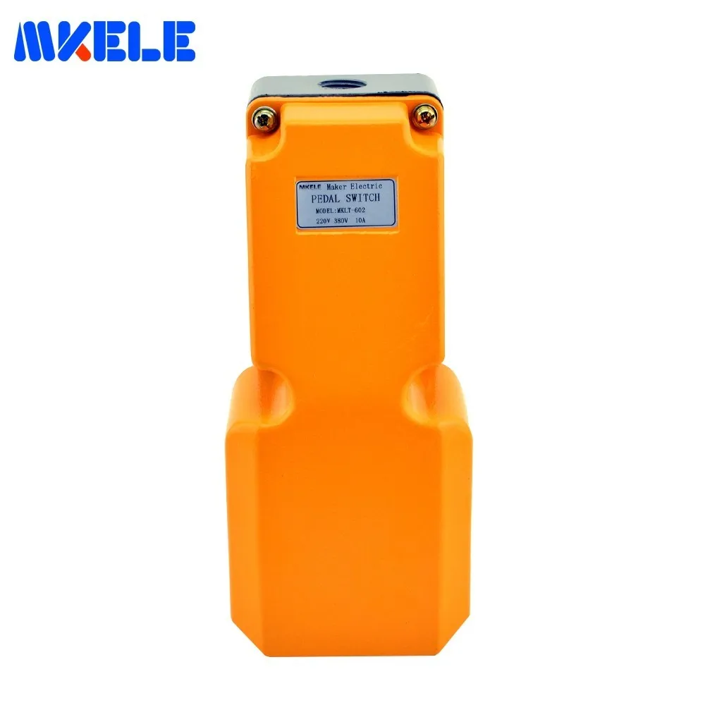 Aluminum Foot Switch Pedal Control MKLT-602 Yellow Operated Single Treadle Tattoo Machine China Supplier | Обустройство дома