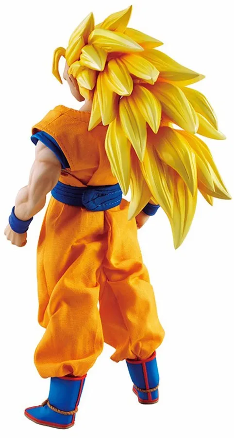 MegaHouse DOD Dragon Ball Z Son Goku ПВХ фигурка 21 см DOD Super Saiyan 3 Goku Коллекционная модель игрушки Figuarts DBZ figuaras