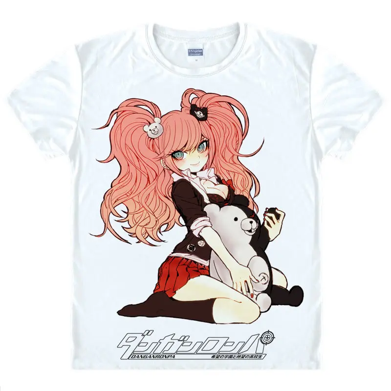 Danganronpa футболка monokuma рубашка большого размера модная мужская с аниме