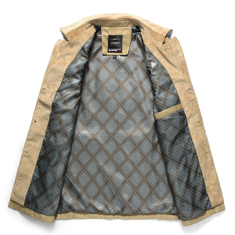 Высококачественная Мужская куртка с отложным воротником верхняя одежда мужской