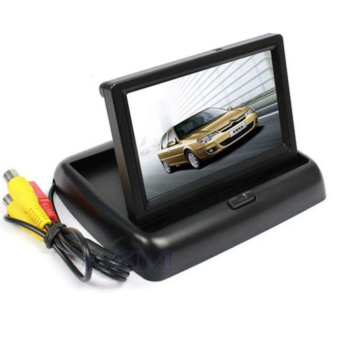 Skyshadow 4," 4,3 дюймов TFT ЖК-дисплей монитор автомобиля DVD плееры ЖК-монитор цветной автомобильный монитор заднего вида для автомобиля камера заднего вида